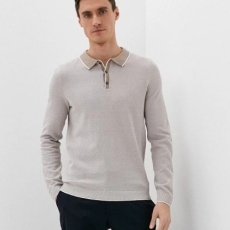 Поло с длинным рукавом