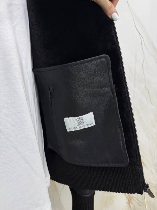 Дубленка Brunello Cucinelli/мех овчина 6663