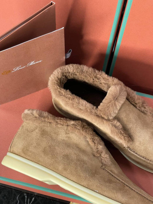 Лоферы Loro Piana на меху 19151 3