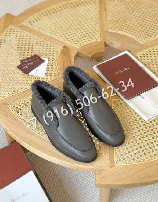 Лоферы Loro Piana на меху 5391 10