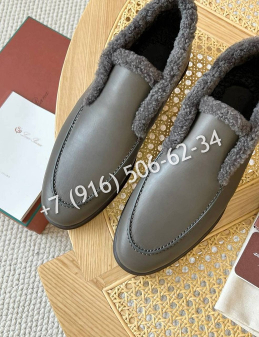 Лоферы Loro Piana на меху 5391 10