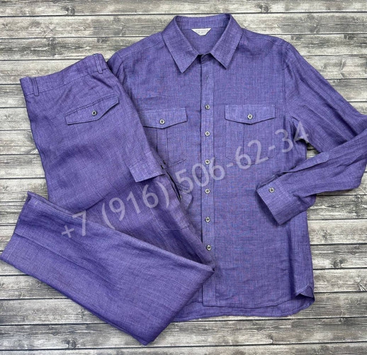 Прогулочный костюм Brunello Cucinelli из льна 16692