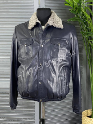 Кожаная куртка Loro Piana на меху 7054
