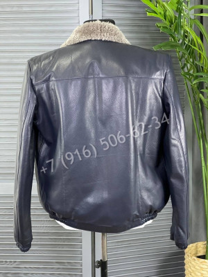 Кожаная куртка Loro Piana на меху 7054