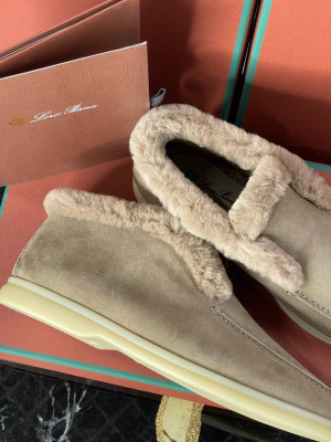 Лоферы Loro Piana на меху 19151 4