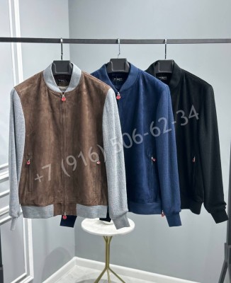 Замшевая куртка KITON 21302