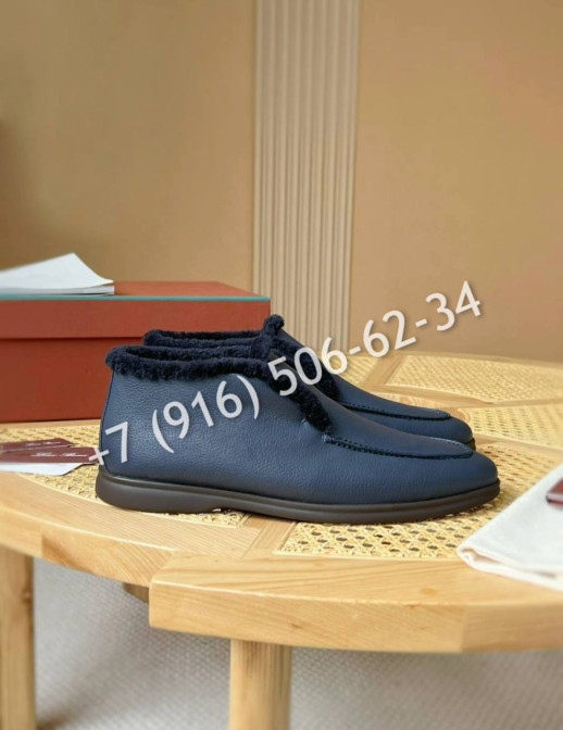 Лоферы Loro Piana на меху 5391 11