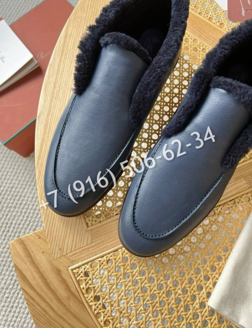 Лоферы Loro Piana на меху 5391 11