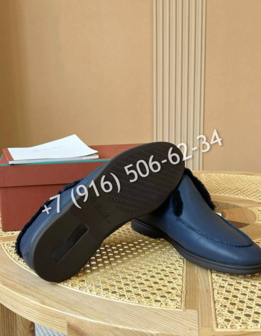 Лоферы Loro Piana на меху 5391 11