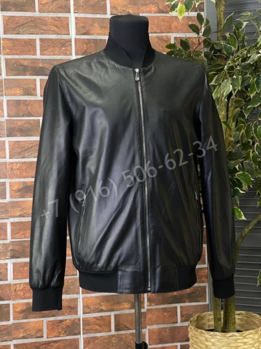 Кожаная куртка Brunello Cucinelli 11887