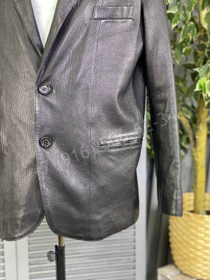 Кожаный пиджак Brunello Cucinelli 13526