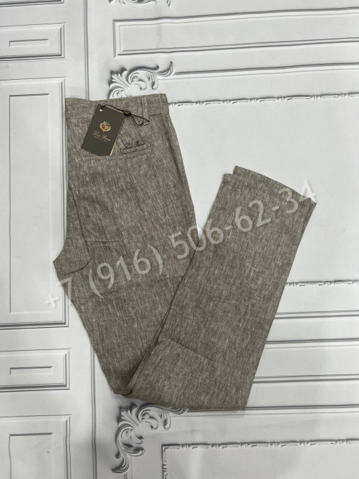 Льняные брюки Loro Piana 17095