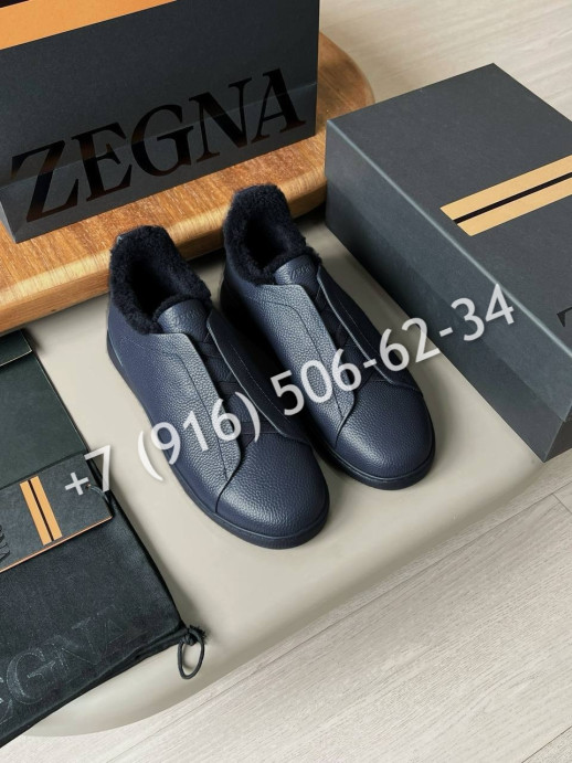 Кеды Zegna на меху 29695 9