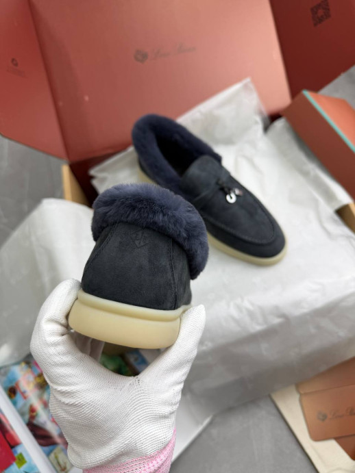 Лоферы Loro Piana на меху 12412