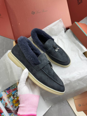 Лоферы Loro Piana на меху 12412