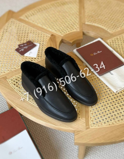 Лоферы Loro Piana на меху 5391 12