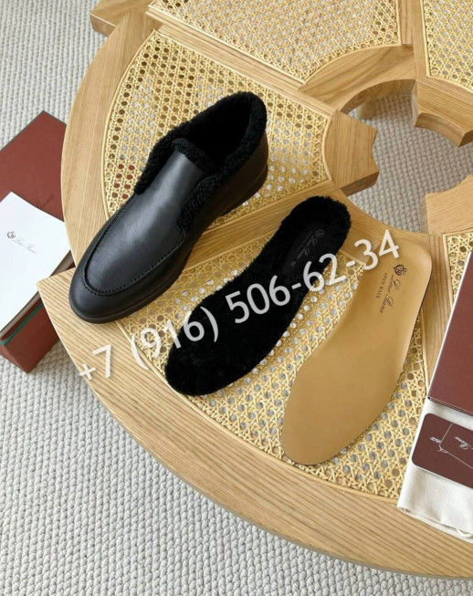 Лоферы Loro Piana на меху 5391 12