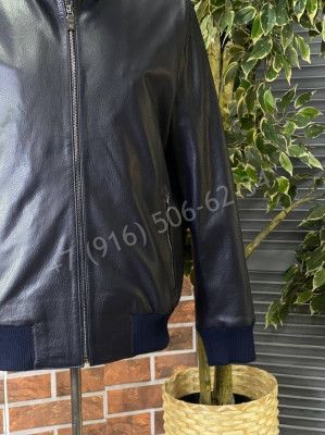 Кожаная куртка Canali 11888