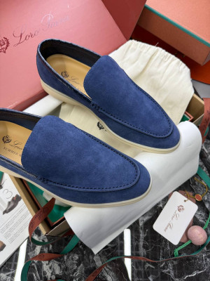 Лоферы Loro Piana со вставками из крокодила 16102