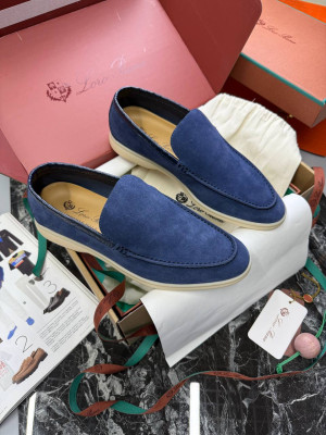 Лоферы Loro Piana со вставками из крокодила 16102