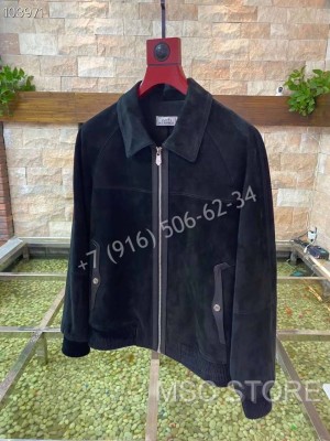 Замшевая куртка Hermes 8548