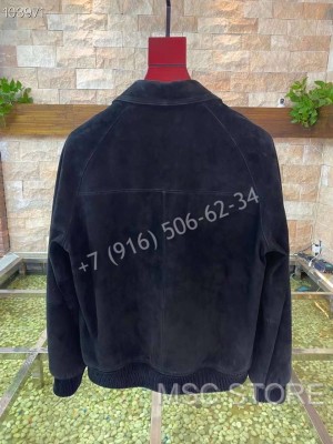 Замшевая куртка Hermes 8548