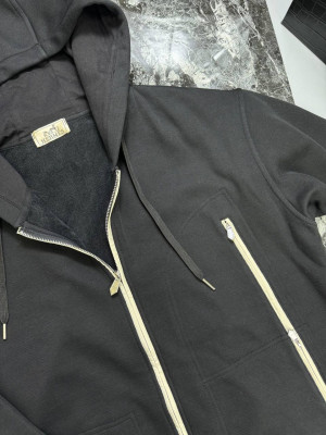 Толстовка на молнии Hermes утепленная 34014