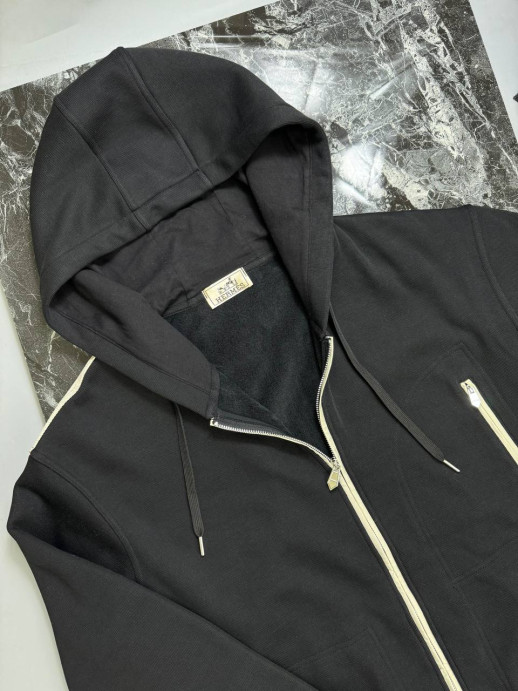 Толстовка на молнии Hermes утепленная 34014