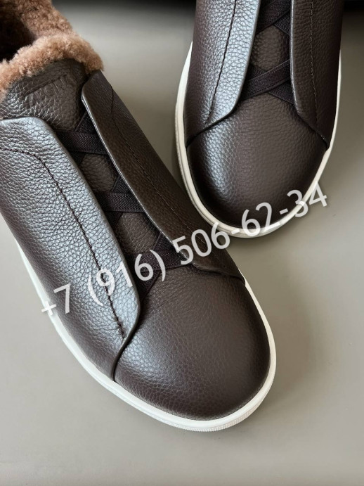 Кеды Zegna на меху 29695 8