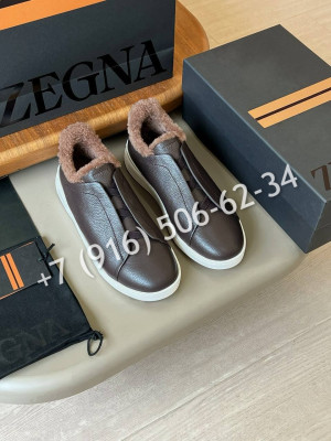 Кеды Zegna на меху 29695 8