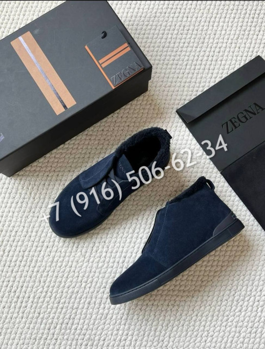 Кеды на меху Zegna 8667 4