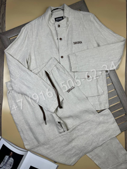 Костюм из льна Zegna 31995