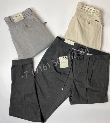 Льняные брюки Zegna 14869