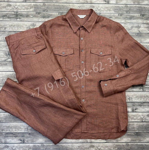 Прогулочный костюм Brunello Cucinelli из льна 16695