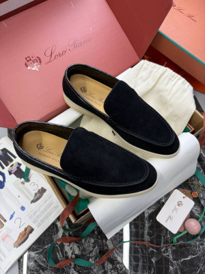 Лоферы Loro Piana со вставками из крокодила 16102 1