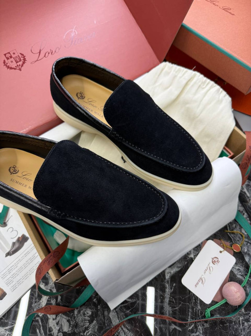 Лоферы Loro Piana со вставками из крокодила 16102 1