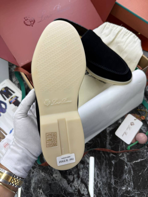 Лоферы Loro Piana со вставками из крокодила 16102 1