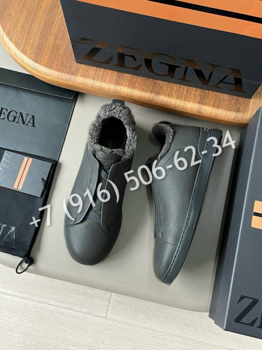 Кеды Zegna на меху 29695 10