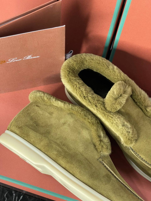 Лоферы Loro Piana на меху 19151 7