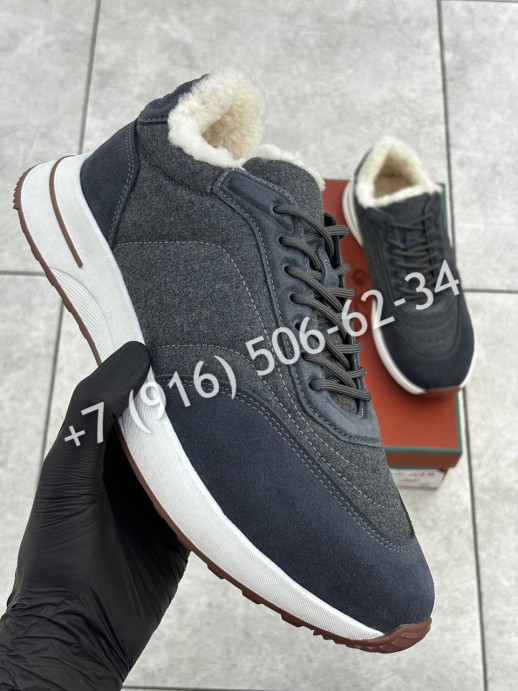 Кроссовки Loro Piana на меху 33550 5
