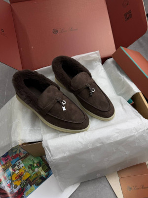 Лоферы Loro Piana на меху 12413