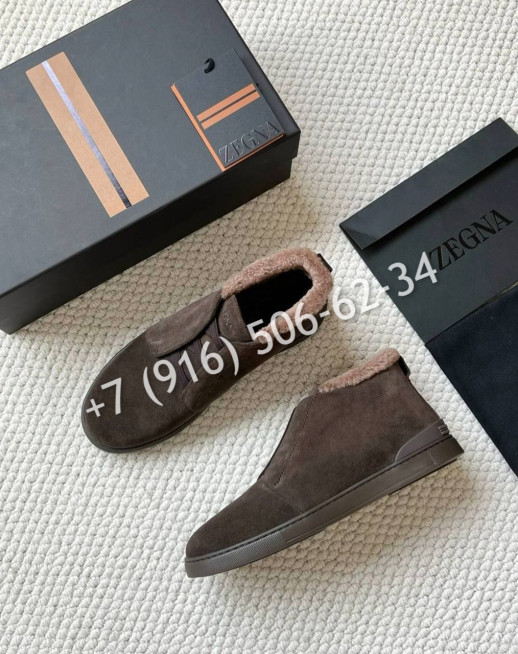 Кеды на меху Zegna 8667 5