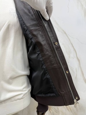 Кожаная куртка Brunello Cucinelli 28523