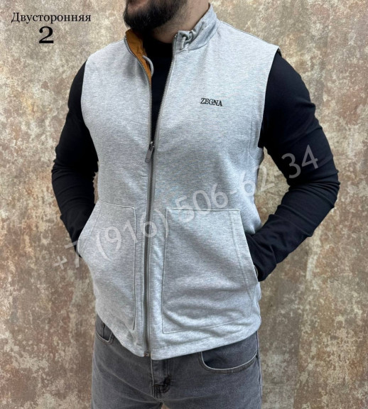 Двухсторонняя жилетка Zegna 27686