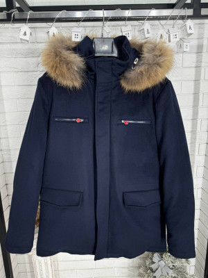 Пуховик Kiton со съемным капюшоном из натурального кашемира 22167 3