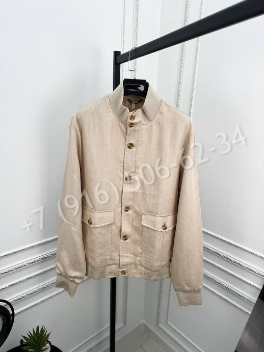Ветровка Brunello Cucinelli из льна 30386