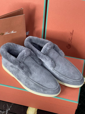 Лоферы Loro Piana на меху 19151 8