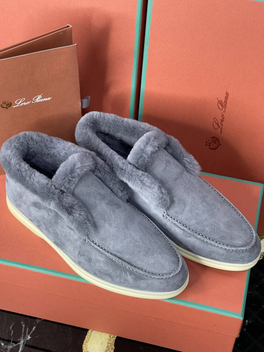 Лоферы Loro Piana на меху 19151 8