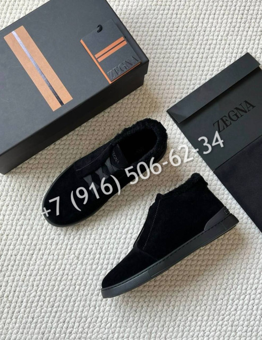 Кеды на меху Zegna 8667 6