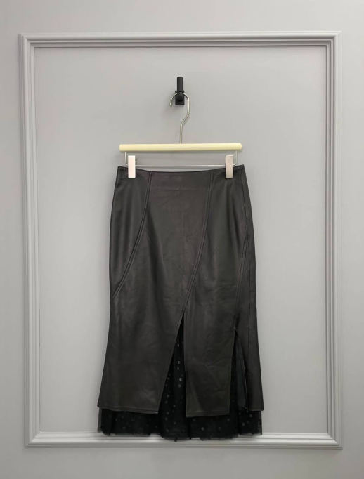 Юбка кожаная 11991